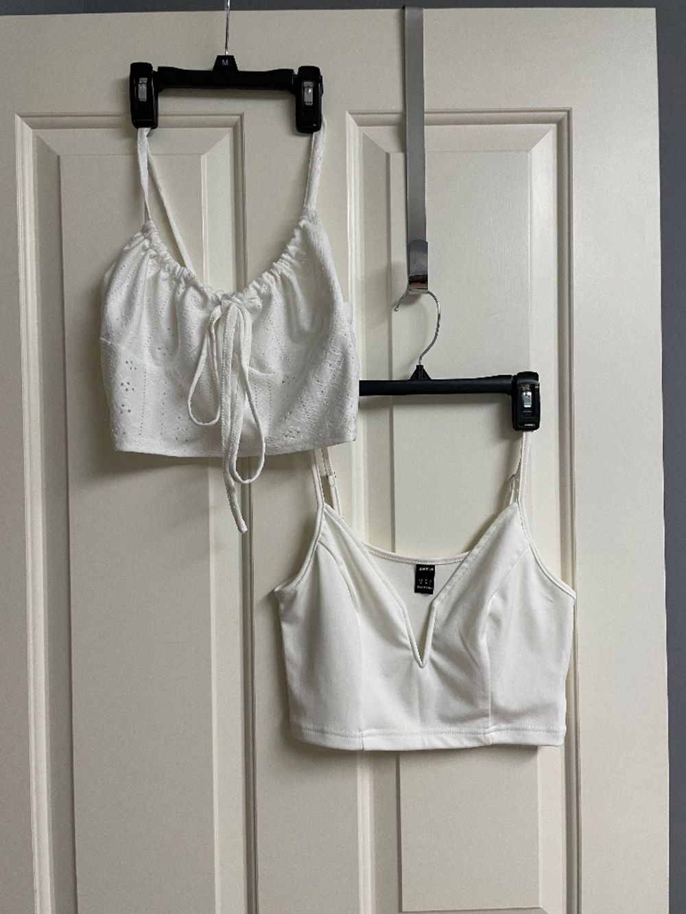 Shein Crop Tops, White, XS